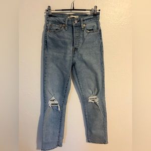 Levie wedgie straight jeans